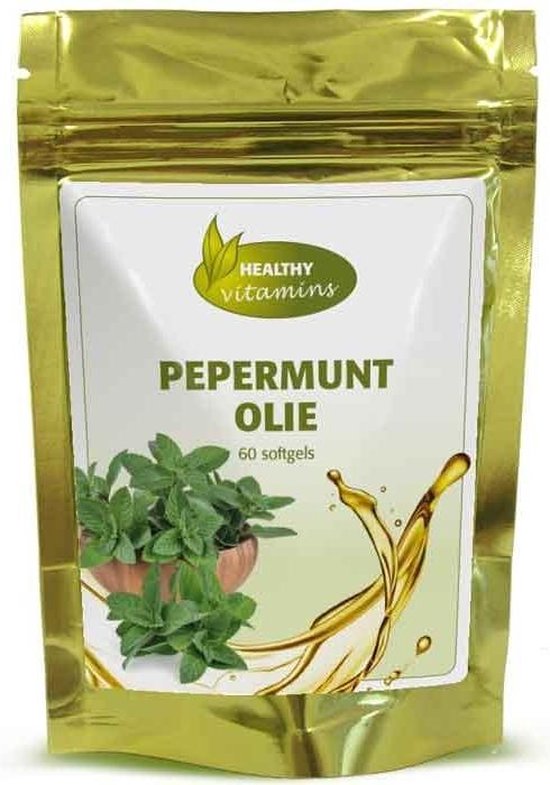 Pepermuntolie capsules - 60 softgels - Met enterische coating