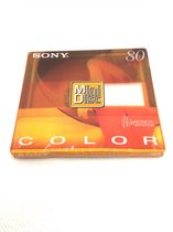 Sony 80 Min Recordable MD Minidisc Color Collection Shock ( Orange )