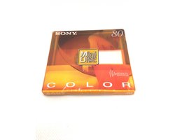Sony 80 Min Recordable MD Minidisc Color Collection Shock ( Orange )
