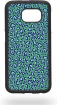 Green and blue leopard Telefoonhoesje - Samsung Galaxy S6