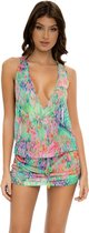 LULI FAMA T Back Mini Dress Lemonade Rush maat SMALL