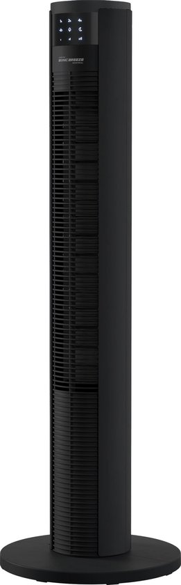 JAP Montreal - Stille torenventilator - Toren ventilator staand - kolomventilator - Afstandsbediening - Timer - Mat zwart