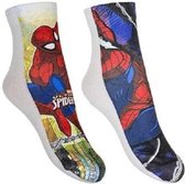 Spiderman Sokken | 2 Paar | Polyester | Lekker Dun | Maat 31 - 34