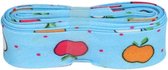 BIAIS DE FLEUR BIAISBAND APPELS BLAUW 20MM - 2X3M - 004