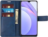 Xiaomi Redmi 9T Hoesje Portemonnee Book Case Blauw