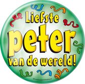 Button Liefste Peter van de Wereld 10,2cm