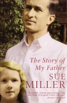 De cover van het boek 'The Story of My Father' van Sue Miller, met een foto van een man en een jong meisje.