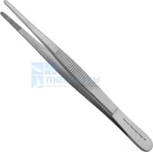 MEDLUXY - Anatomische Pincet - 14.5 cm / 5.7 inch - [Thumb Dressing Forcep, Pince Brucelles]