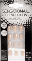 Sensation GelVolution Kunstnagels+ Lijm Nude Glitter 72133