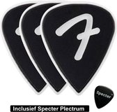 Fender celluloid plectrums 3 pack met Specter Plectrum