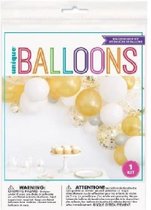 Kit ballonnenboog – ballonnenslinger Gouden ballonnen set