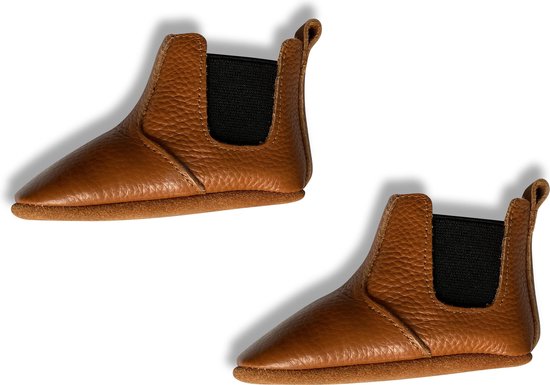 Supercute mignon bottes pour enfants en cuir bottes bébé bottines marron cognac taille 22/24 12 à 18 mois