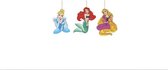 Disney prinses ornamenten, assortiment van drie: Ariel, Rapunzel en Sleeping Beauty, hoogte: 10 CM.