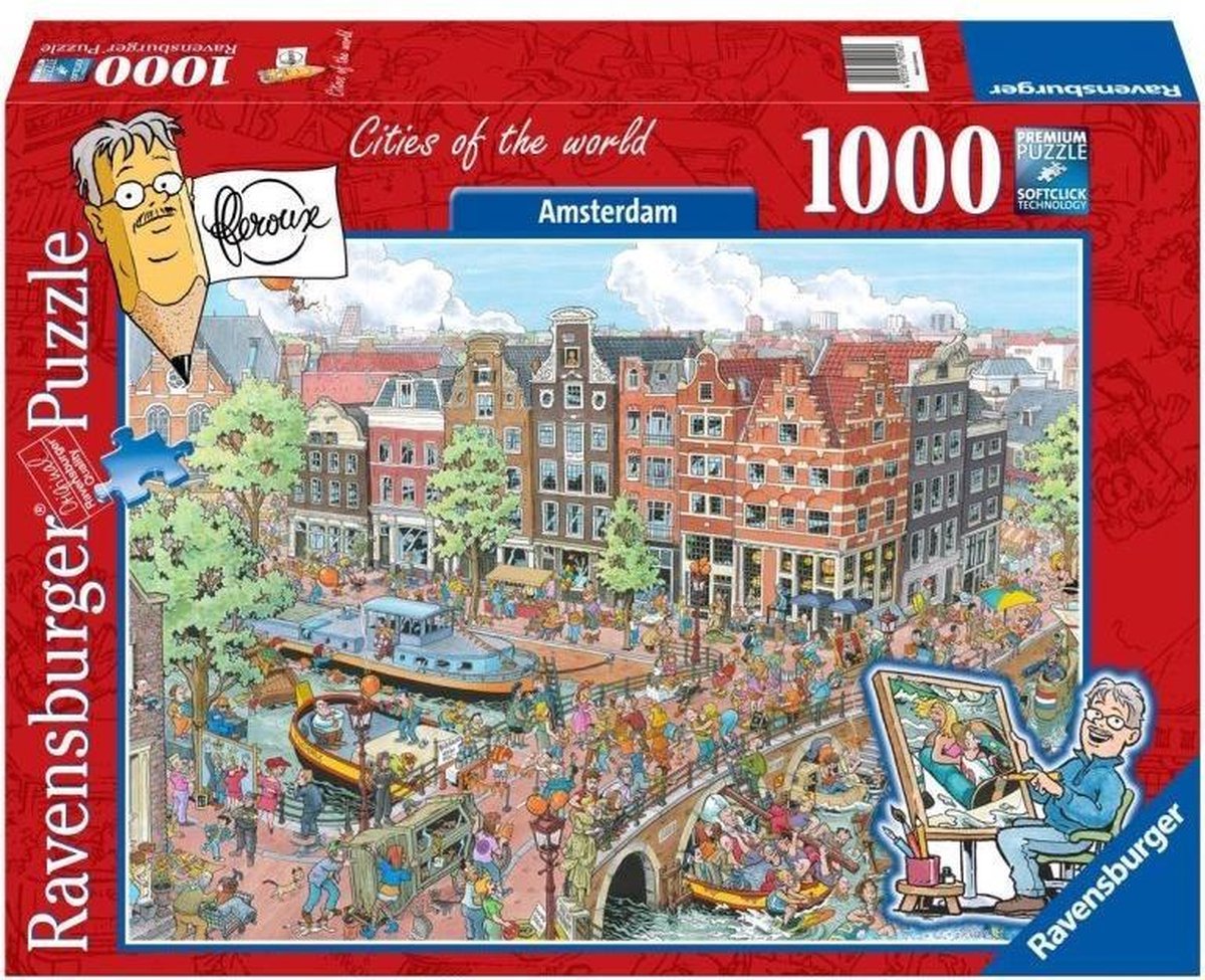 Ravensburger puzzel Fleroux Amsterdam - Legpuzzel - 1000 stukjes | bol.com