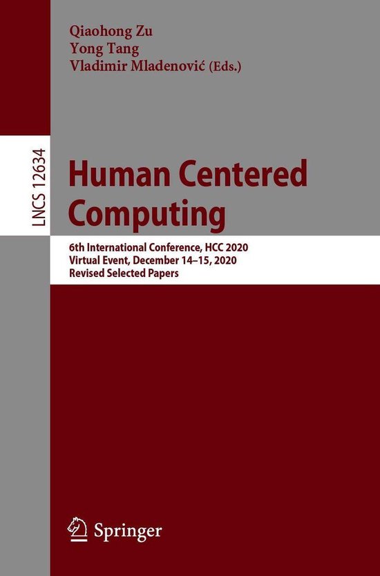 Springer Nature Proceedings Computer Science - Human Centere ... - cover