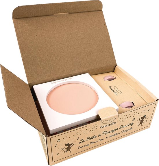 Sophie de giraf Muziekdoosje - Dansende Sophie's - Baby muziekdoos - Kraamcadeau - Babyshower cadeau - Vanaf 12 maanden - 11.5x11.5x8.5 cm - Roze van Sophie de Giraf. — afbeelding 5