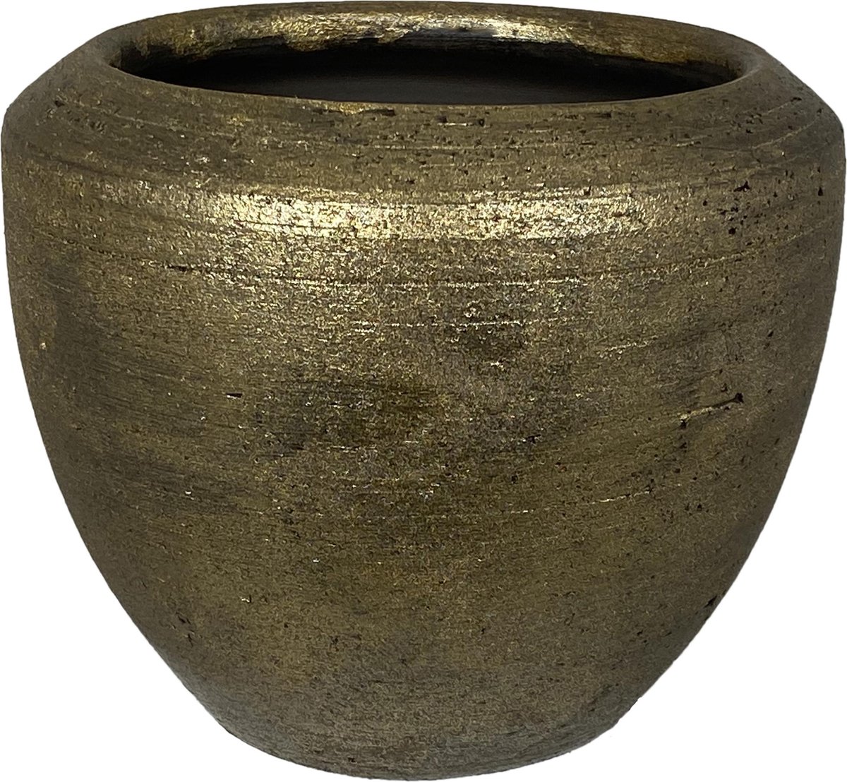 Bloempot Kos - d25 x h23cm - Goud