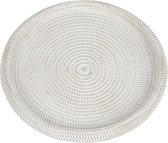 Rasteli Schaal-Ronde Schaal Cement Grijs D 30.5 cm H 3,5 cm