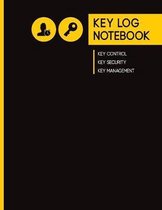 Key Log Notebook, Key Control, Key Security, Key Management