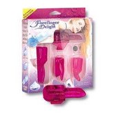 Kinky Pleasure - Finger Vibrator - Vibrator - Roze - 3 opzet stukken