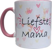 Liefste mama theemok | 2021 Collectie | moederdag cadeautje set |  Met sticker en vlaggenprikkers