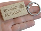 Porte-clés Lucky Charm - Get Well Soon Gift - Geluk- Durable gravé - Cadeau homme femme