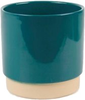 Gina Da - Eno - Bloempot - Ø 13 cm  - petrol