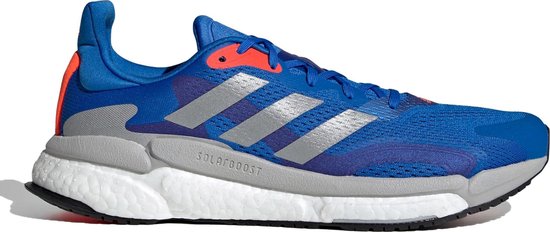 adidas Solarboost 21 Sportschoenen - Maat 43 1/3 - Mannen -  blauw/grijs/rood | bol.com