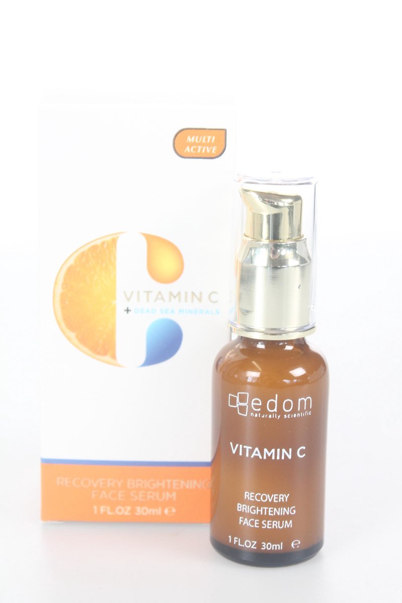 Edom vitamine C gezichtsserum dode zee mineralen 30 ml
