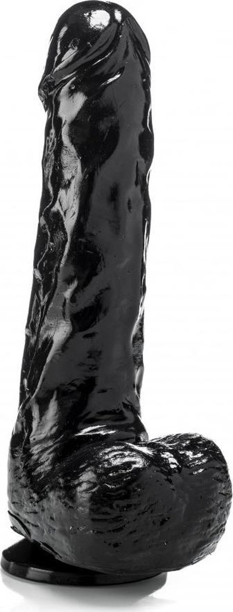 Goedkoopste XXLTOYS - Mason - Dildo - Inbrenglengte 20 X 5.5 cm - Black - Uniek Design Realistische Dildo – Stevige Dildo – voor Diehards only - Made in Europe