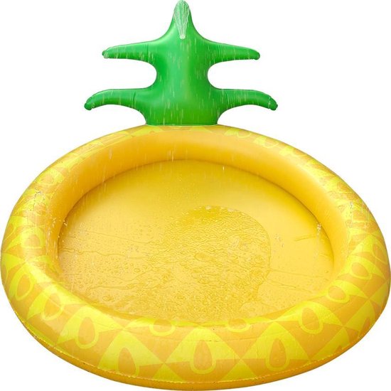 Foto: Watermat ananas xl speelmat 170 cm waterspeelgoed fontein watersproeier