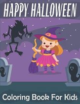 Happy Halloween Coloring Books For Kids