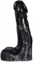 XXLTOYS - Issa - Dildo - Inbrenglengte 14 X 4 cm - Black - Uniek Design Realistische Dildo – Stevige Dildo – voor Diehards only - Made in Europe