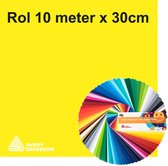 10 meter Avery snijfolie kleur 526 Stone Yellow Gloss voor Silhouette Cameo, brother en andere 30cm snij plotters