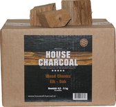 Rookhout chunks eiken - Smoking wood chunks Oak - Circa 4,5/5 kg