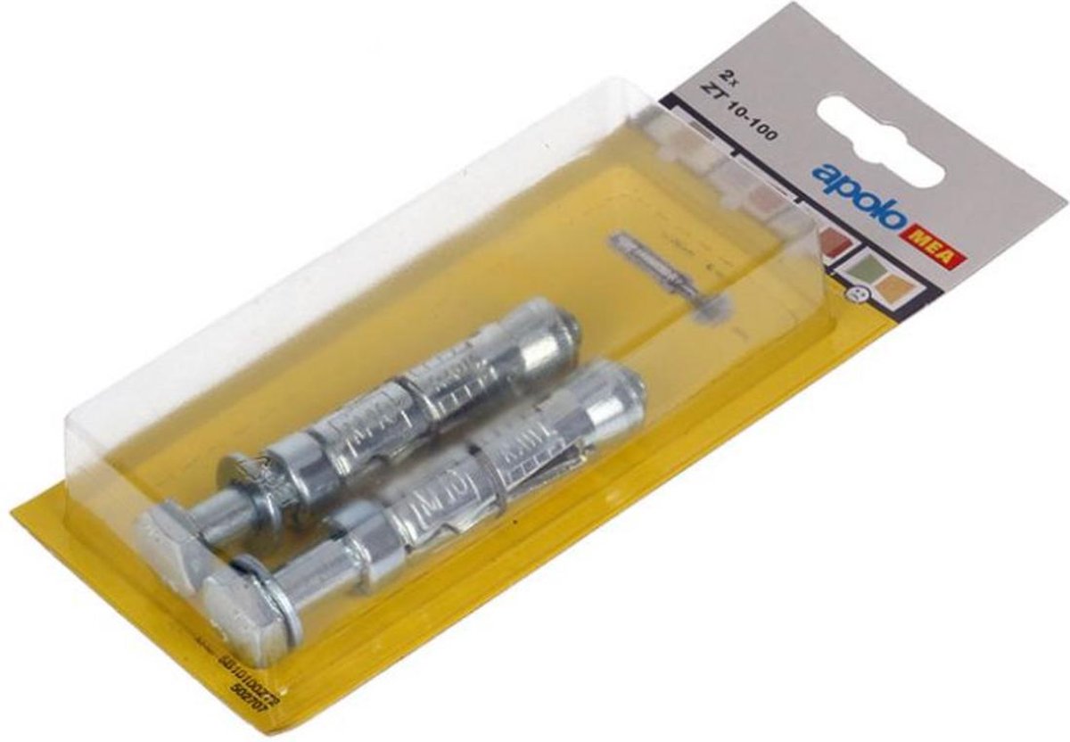Plug Mea 2 Expansieankers Zt 16Mm + Bout 502707 10X100Mm
