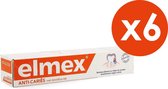 Elmex Tandpasta Anti-Cariës - Volwassenen - 6 x 75 ml