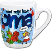 Cartoon Mok "Oma" | Moederdag | De liefste oma ter wereld | Voor mijn lieve Oma