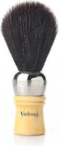 Vielong Professional Horse Hair Barber Brush 21mm Black