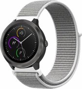 Nylon Smartwatch bandje - Geschikt voor  Garmin Vivomove HR nylon band - zeeschelp - Strap-it Horlogeband / Polsband / Armband