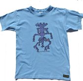 Anha'Lore Designs - Alien - Kinder t-shirt - Lichtblauw - 12/14j (152-164)
