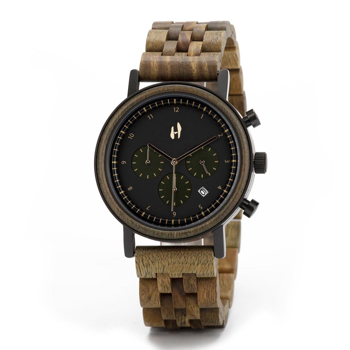 Hoentjen Creatie, houten horloge - Vancouver