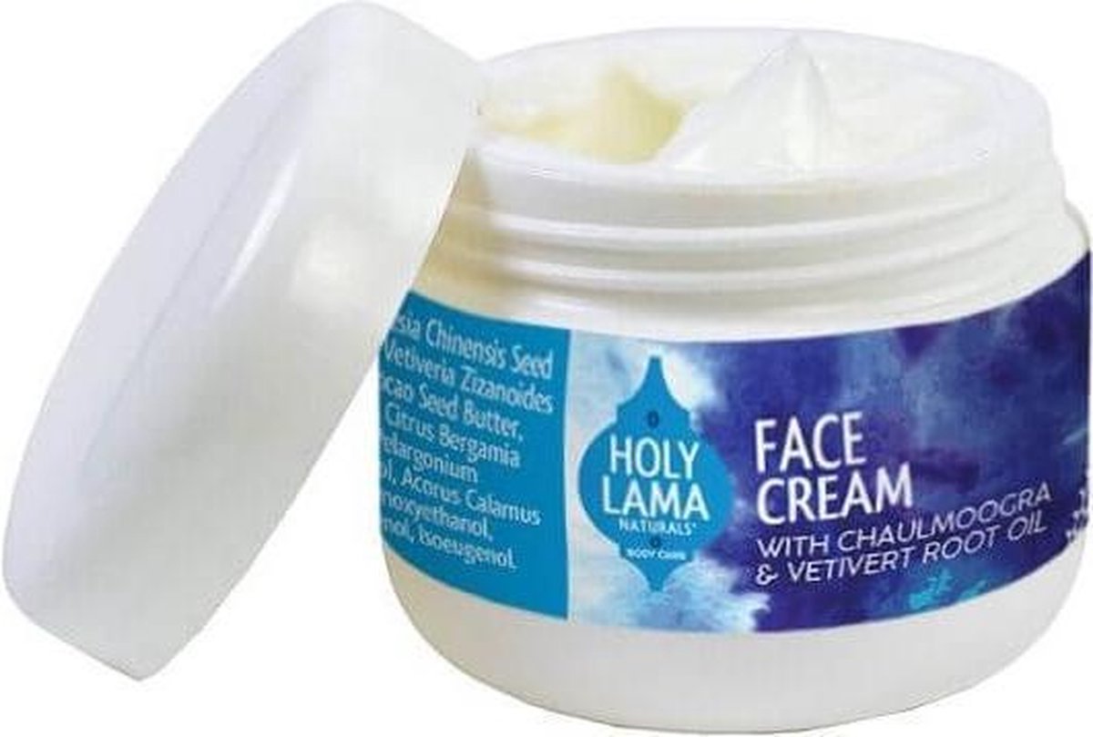 Holy Lama Naturals Face Cream (dag- en nachtcrème), ayurvedisch, 100 gram