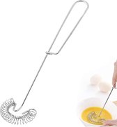 Doodadeals® Spiraalgarde - Lengte 27 cm - Eierklopper - Garde RVS - Handklopper - Handklopper voor de Keuken