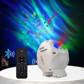 Aurora Licht Projector - Sterren Projector - Galaxy Projector - LED & Laserlicht - Sterrenhemel - Bluetooth - Projectorlamp - Nachtlamp