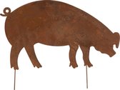 Tuinsteker - gazonsteker varken van 58 cm.