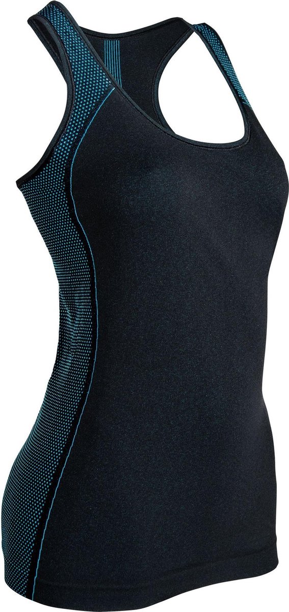 Intimidea Sporttop Active-fit Dames Polyester Zwart Maat M/l