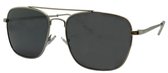 Kost Zonnebril 21-054 Unisex Wayfarer Zilver/donkerblauw