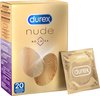 Durex Condooms Nude - Latexvrij - 20 stuks