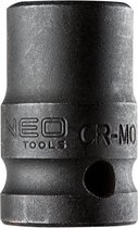 Neo Tools Krachtdop 14mm 1/2 Aansluiting CrMo Staal 38mm Hoog DIN 3129 TUV M+T
